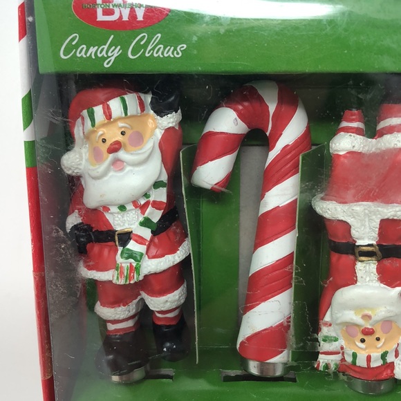 Boston Warehouse Christmas Candy Claus Spreaders Santa Claus and Candy Canes - Picture 8 of 10
